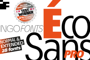 Éco Sans Pro Family Typeface